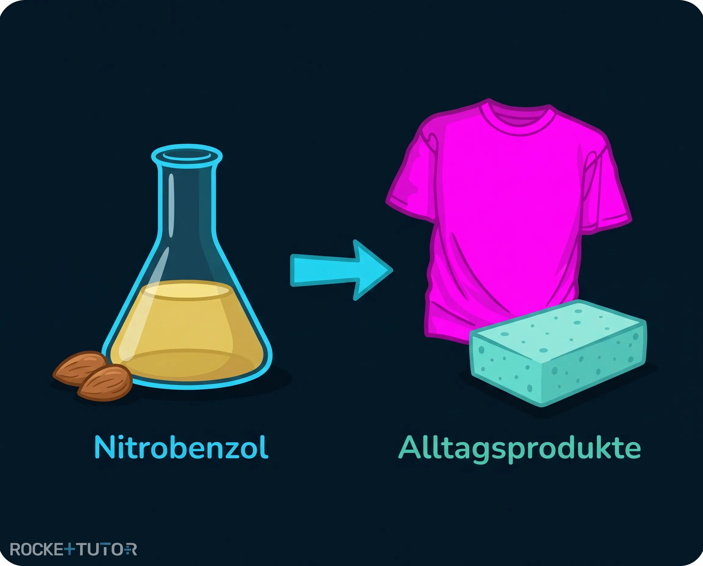 Alltagsgegenstände aus Benzolprodukten