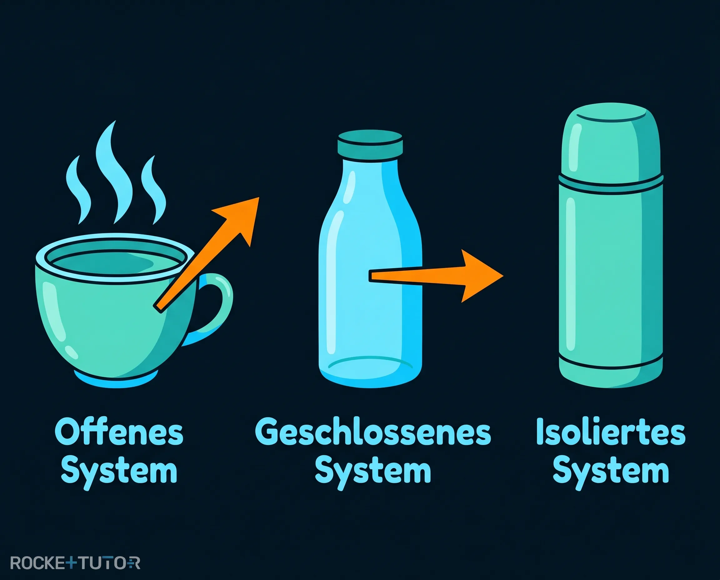 Offenes, geschlossenes und isoliertes System