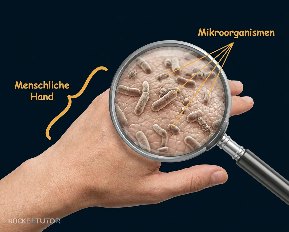 Hände waschen Mikroorganismen
