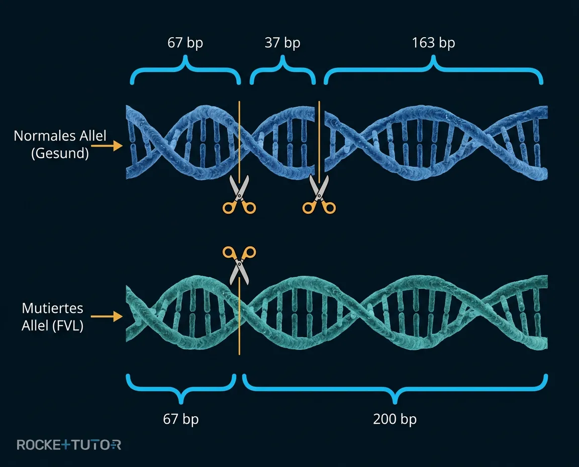 Restriktionsverdau DNA Schnitte