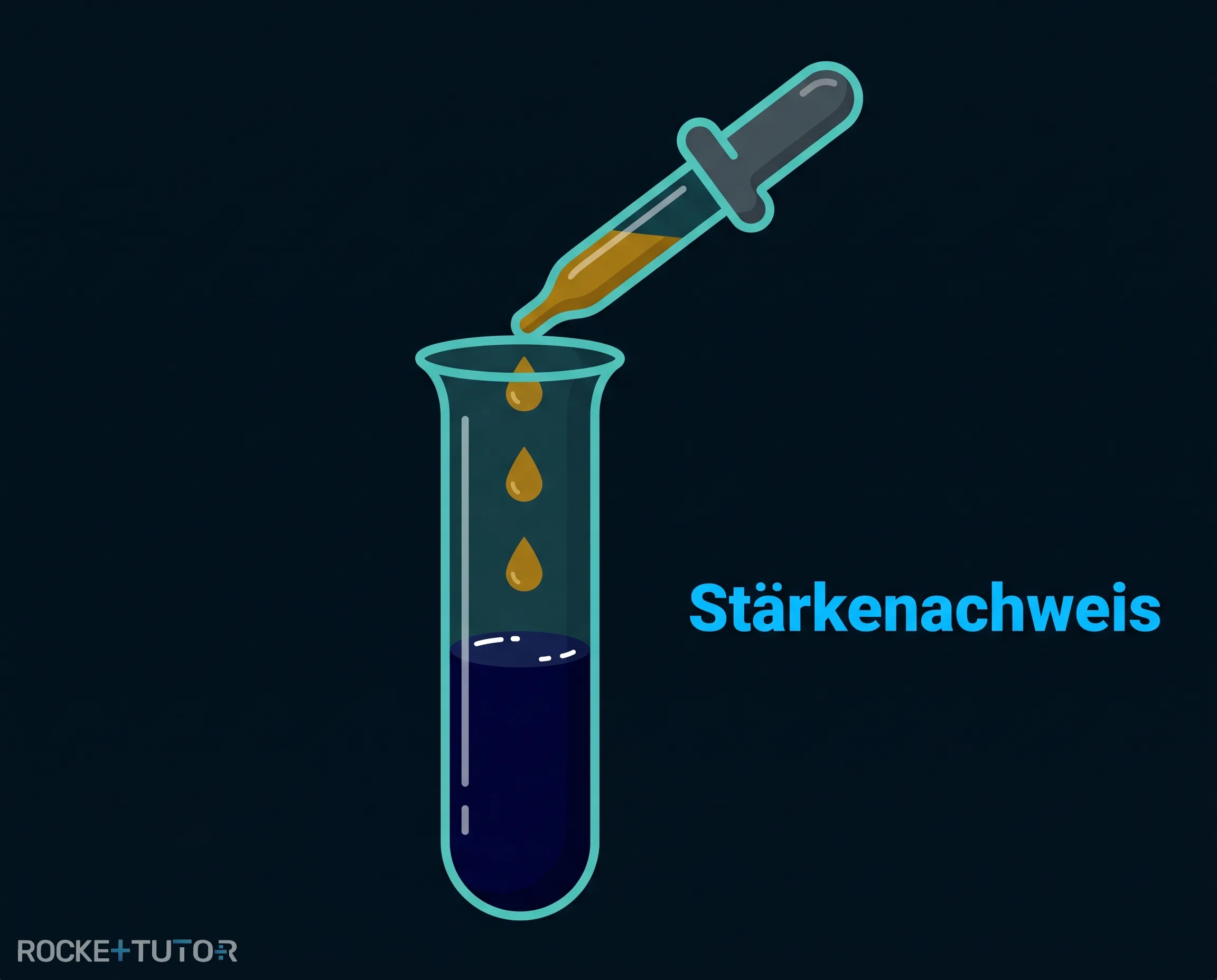 Blaufärbung beim Stärkenachweis