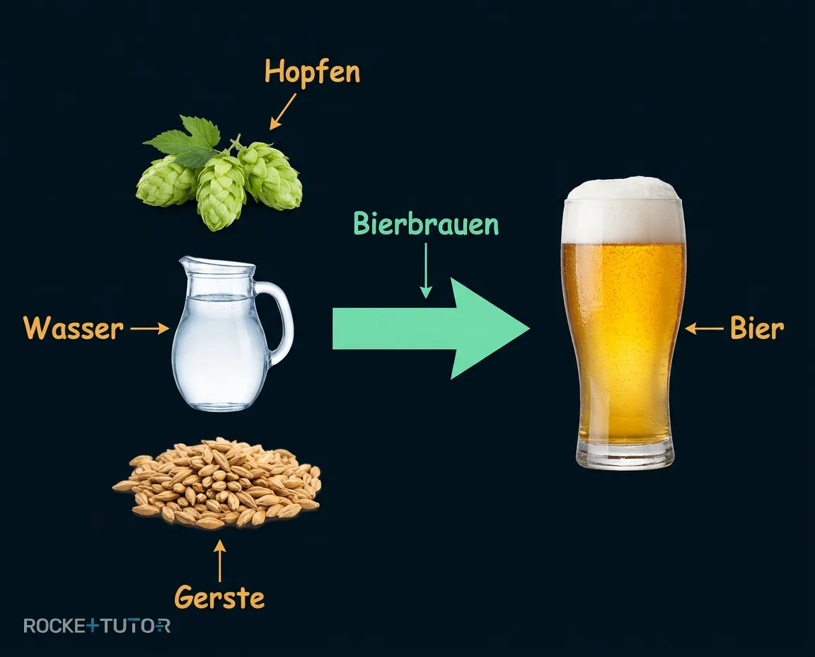 Goldenes Bier im Glas