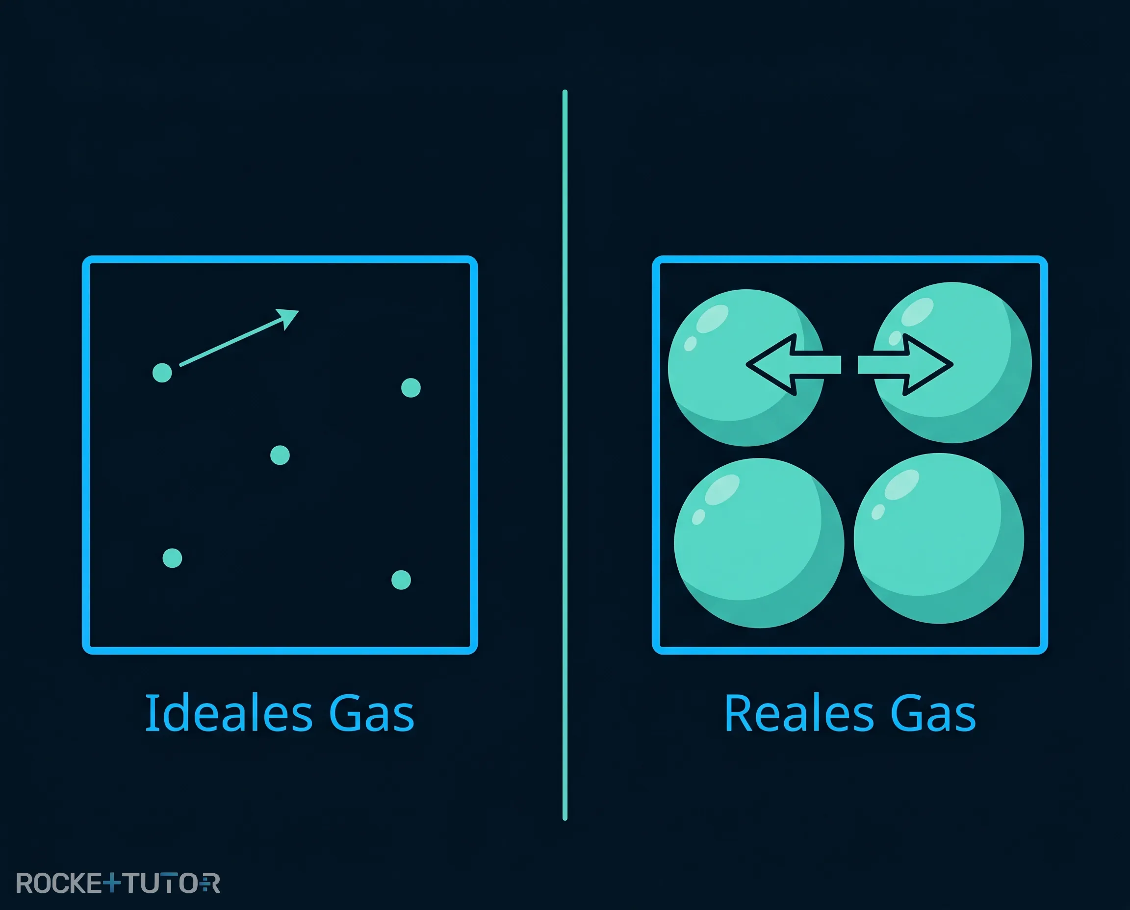 Teilchen im realen Gas