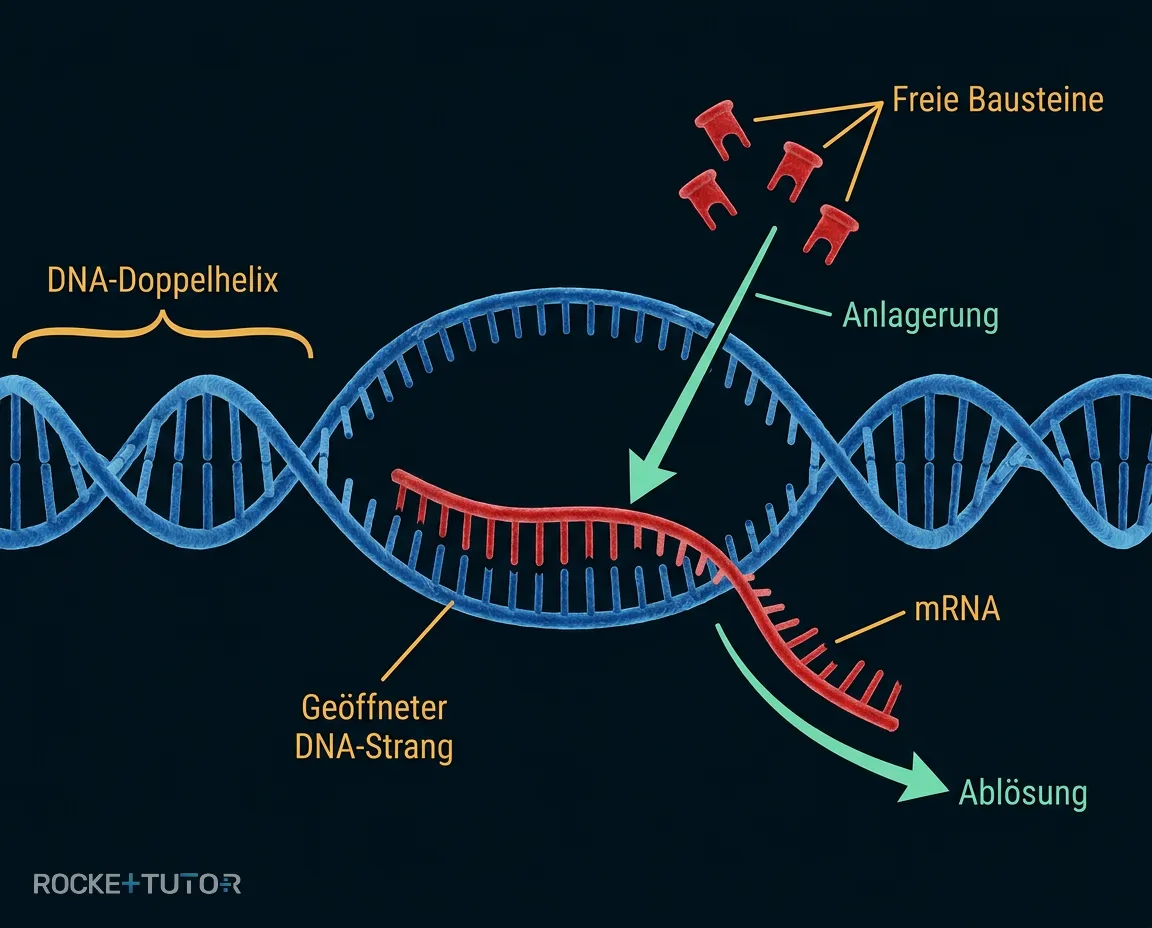 Transkription DNA zu mRNA