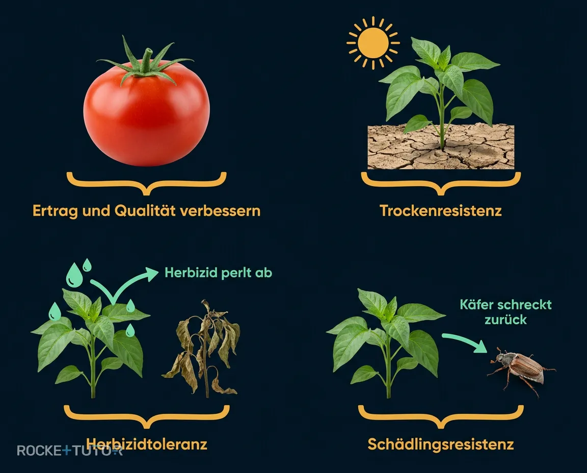 Maispflanze mit Schädling