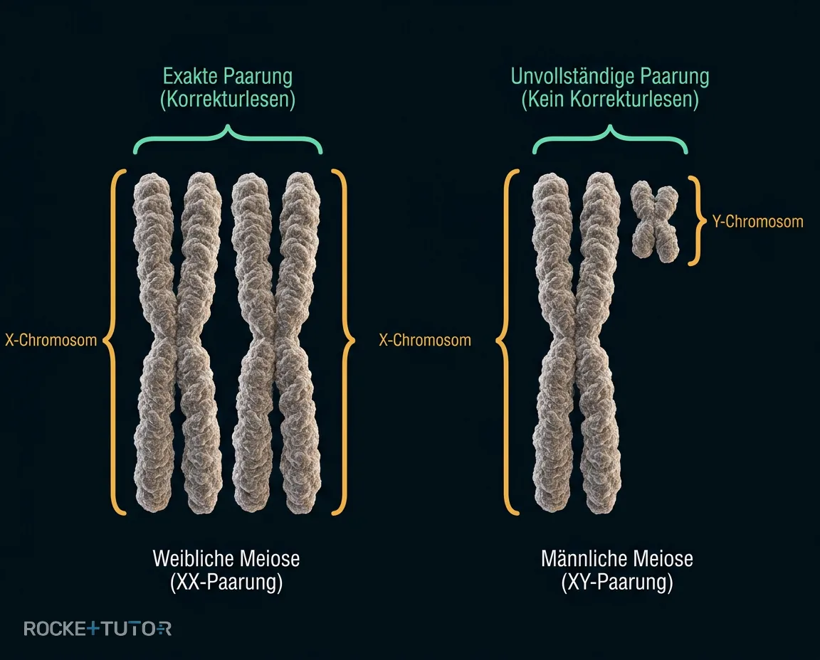 Meiose und homologer Vorlagenvergleich