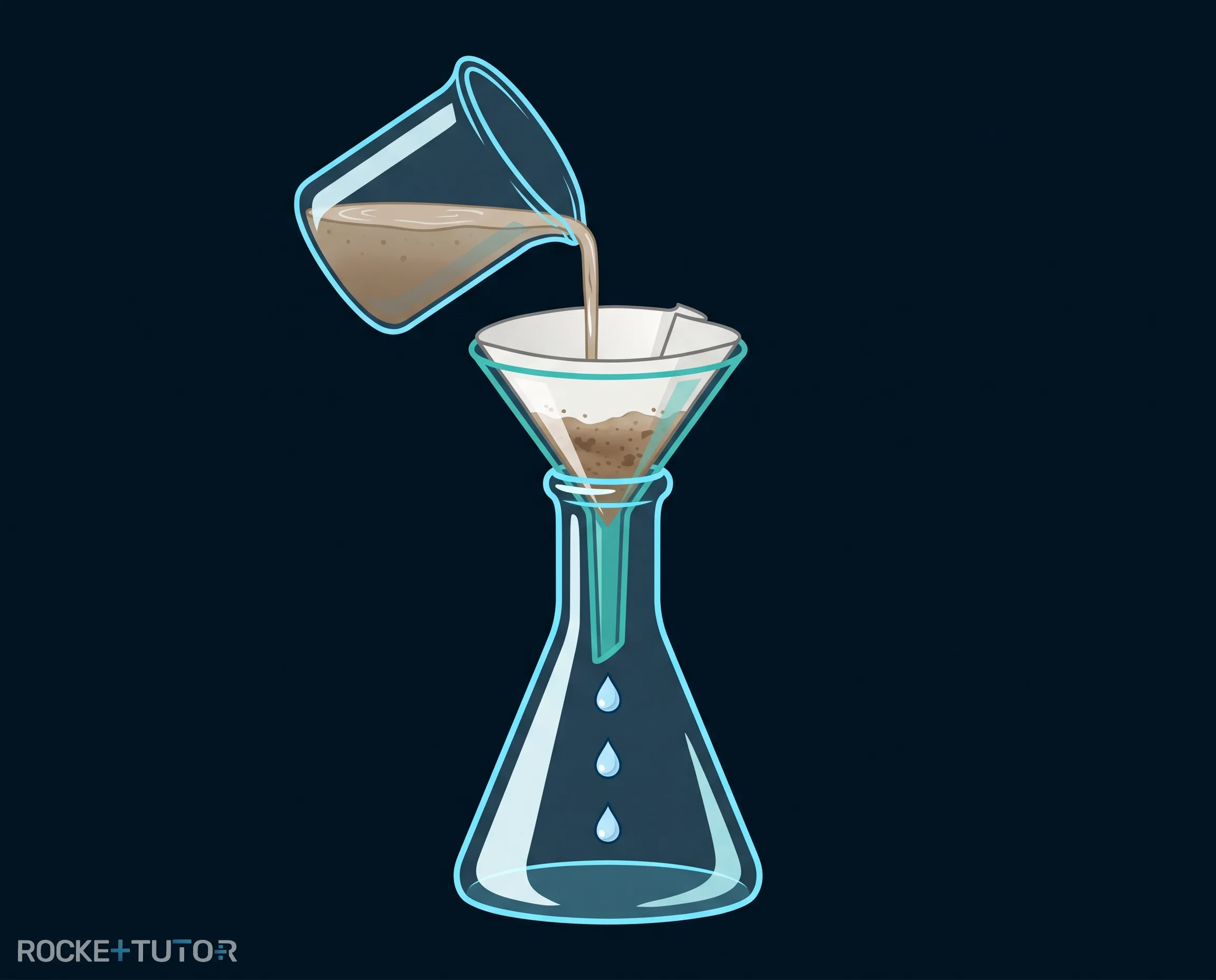Filtration von Schmutzwasser
