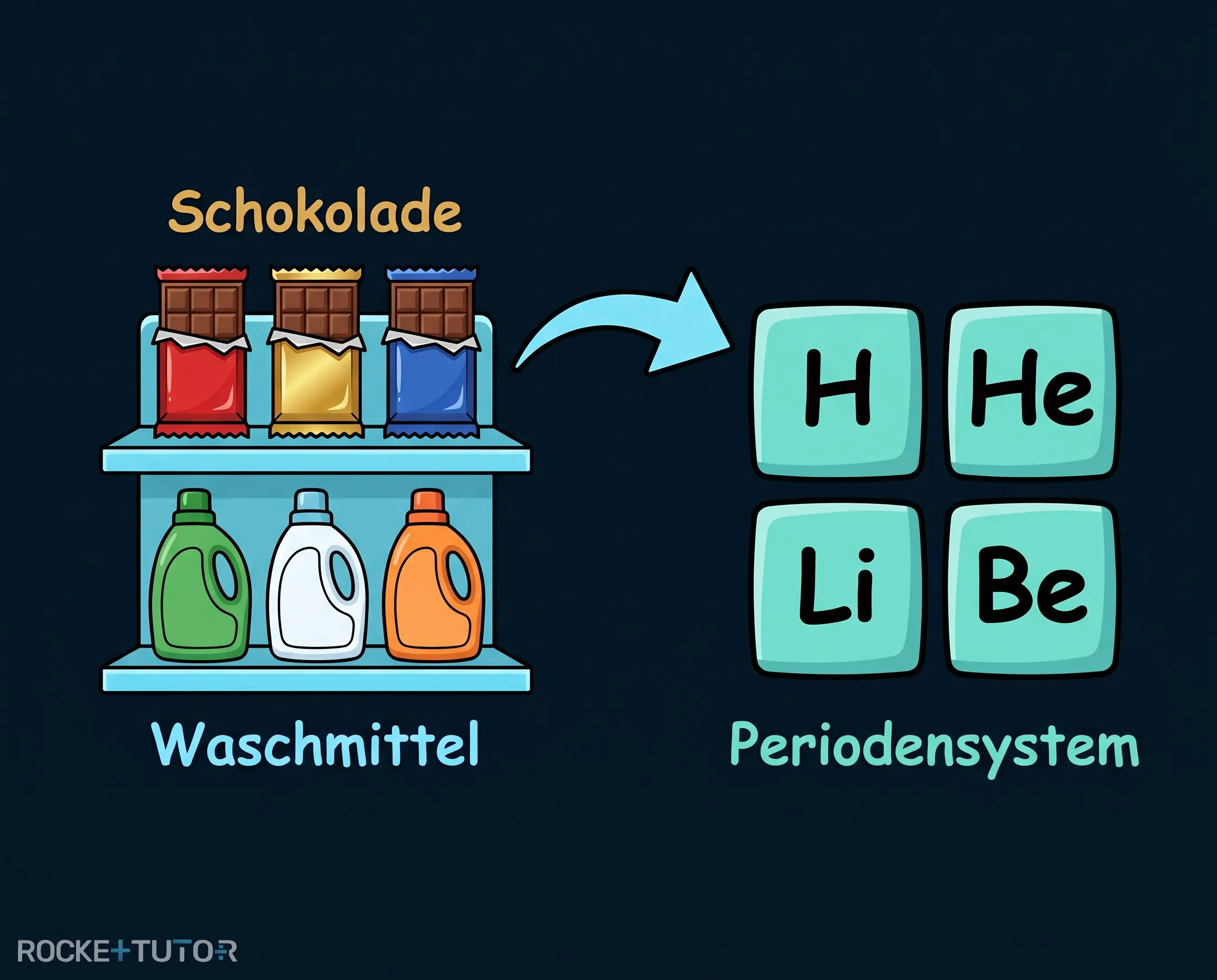 Buntes Periodensystem der Elemente