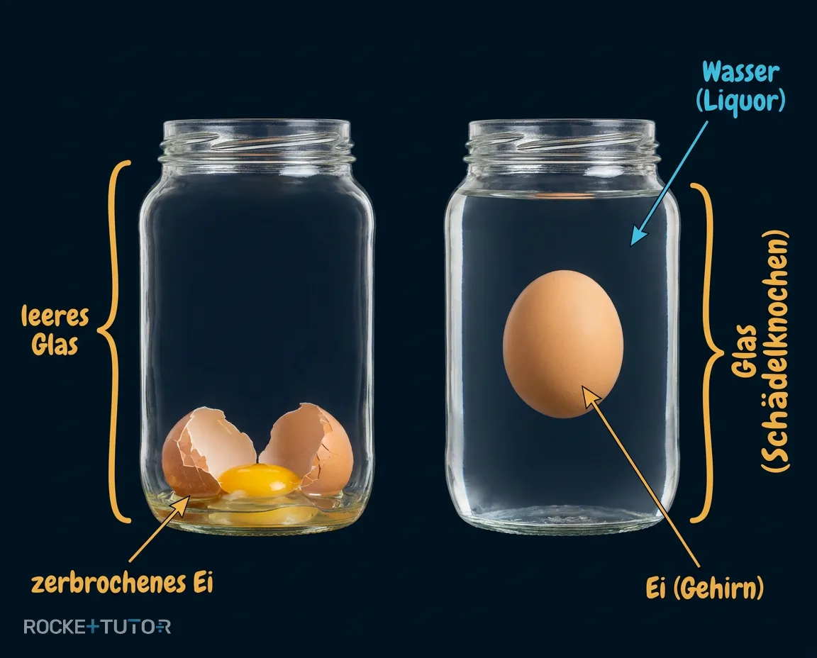 Zwei Eier in Marmeladengläsern