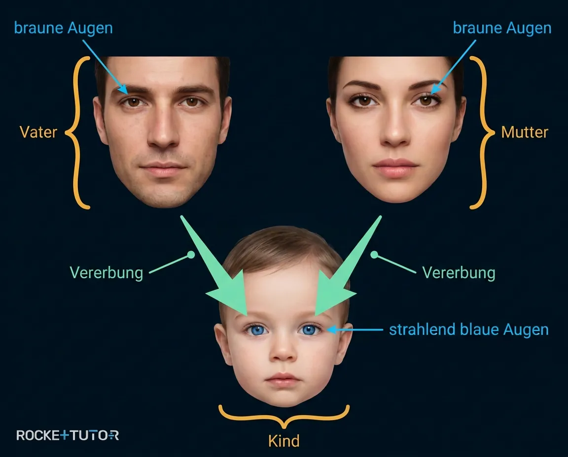 Stammbaum mit Augenfarben