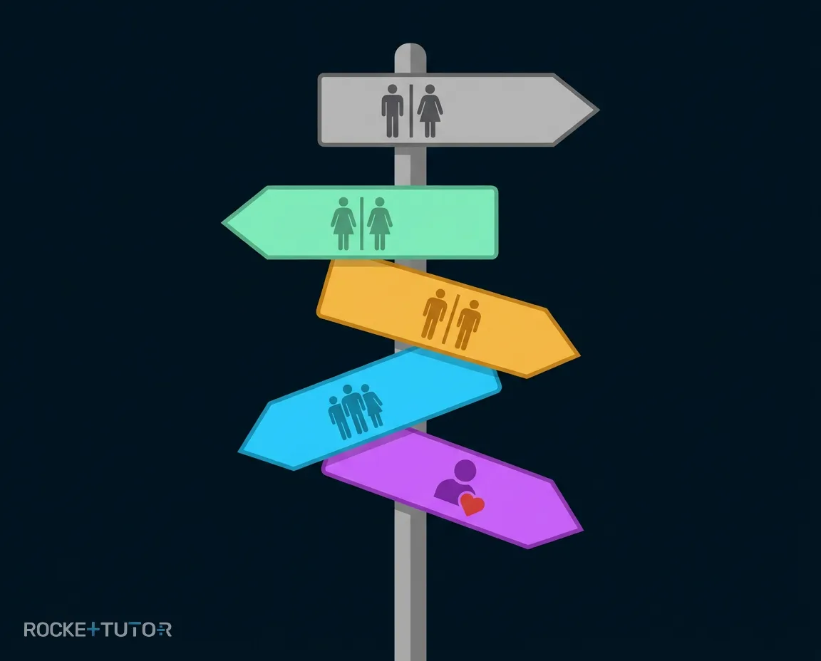 Grafik zur Heteronormativität in der Gesellschaft