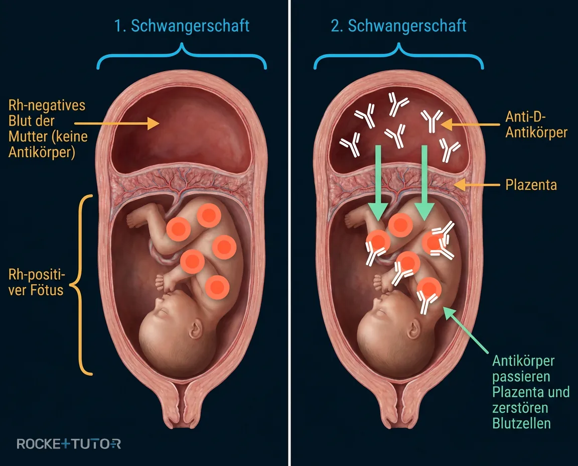 Rhesus-Inkompatibilität in der Schwangerschaft