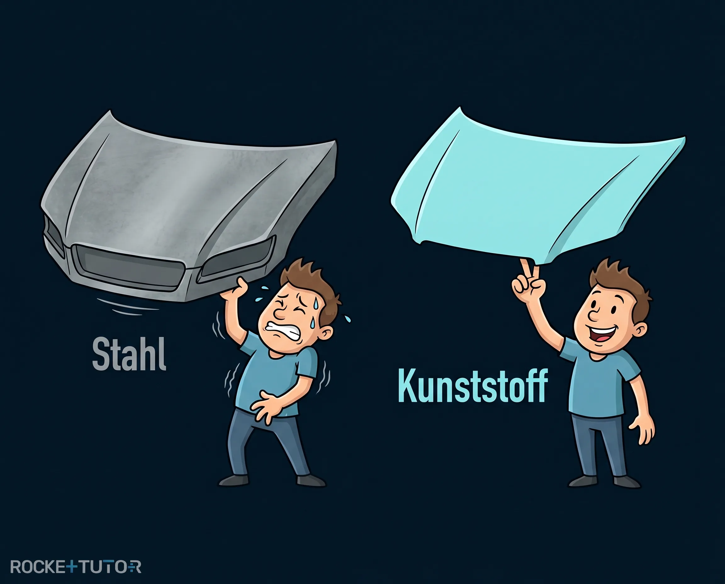 Modernes Auto aus Kunststoff