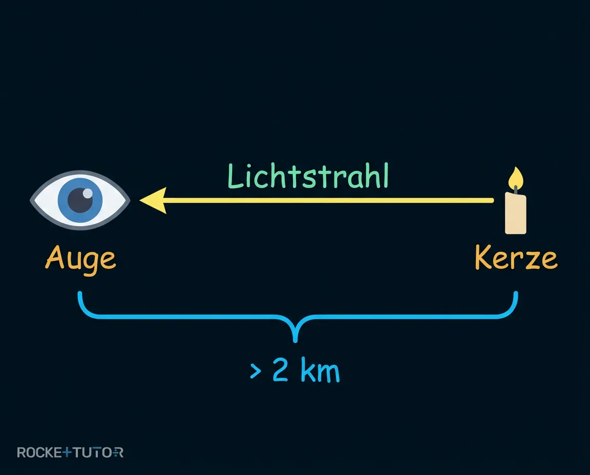 Auge in der Nacht
