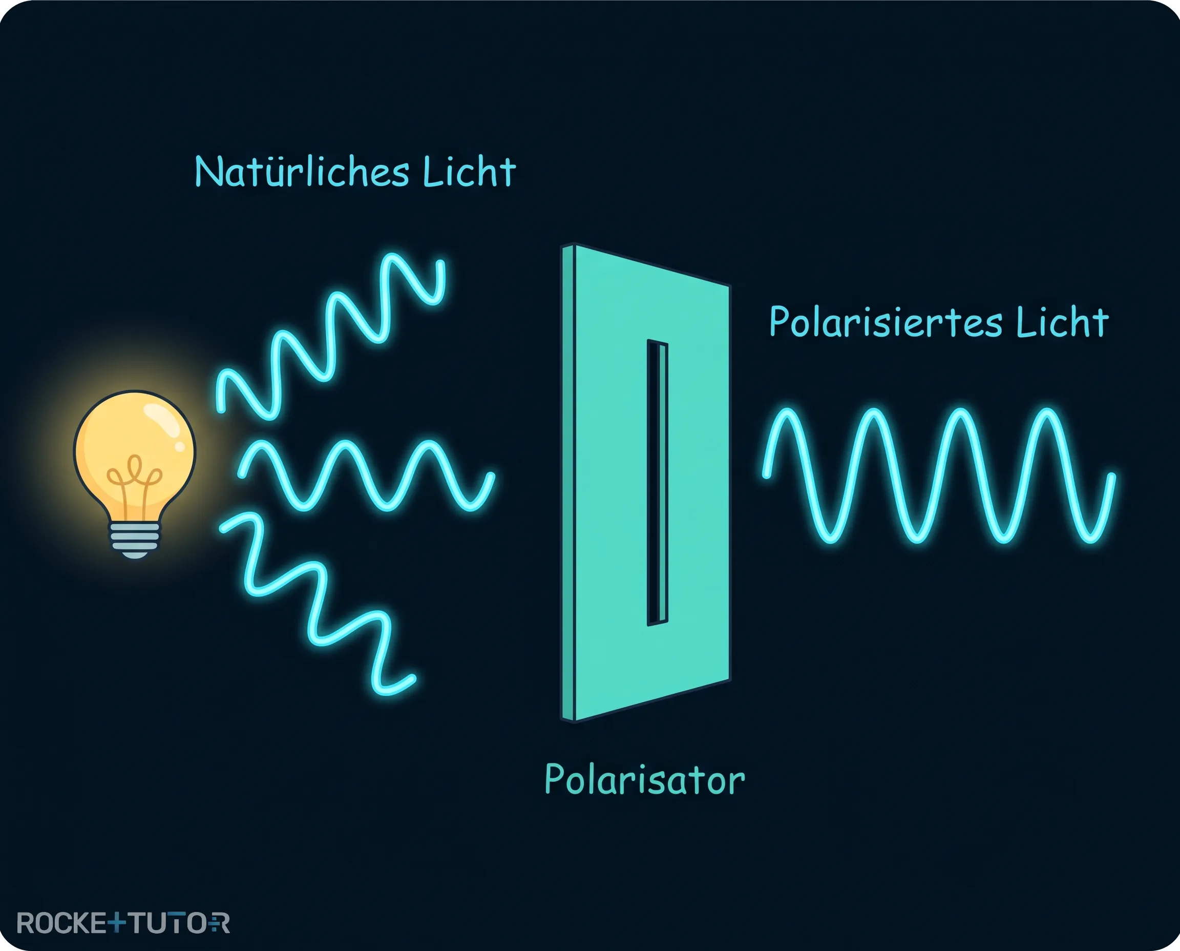 Linear polarisiertes Licht