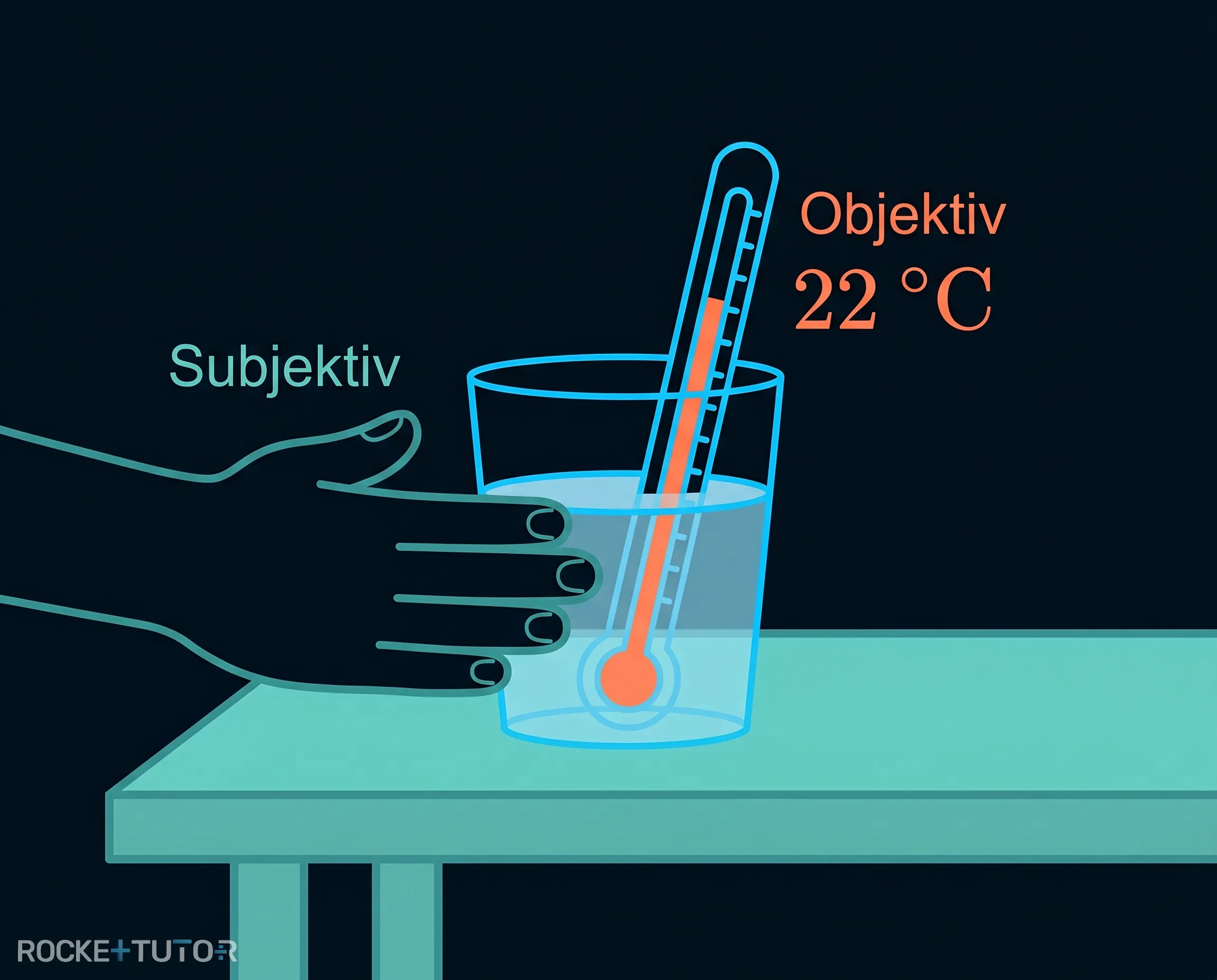 Digitales und analoges Thermometer