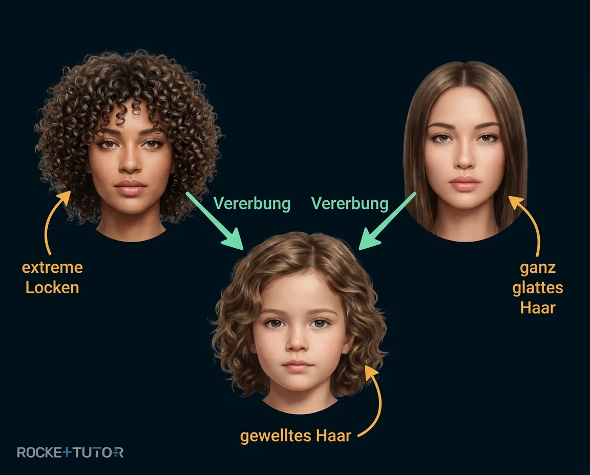 Gewelltes Haar Vererbung