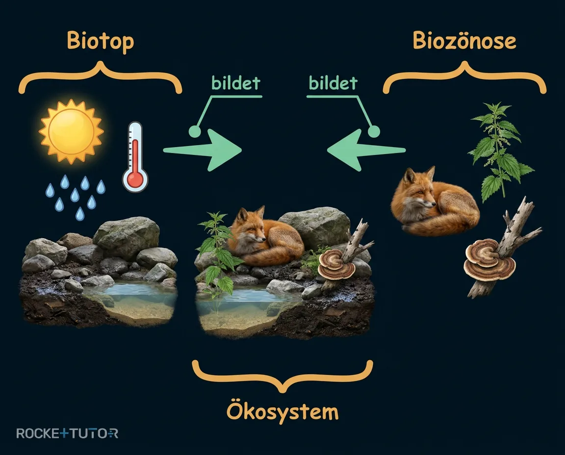 Biotop und Biozönose