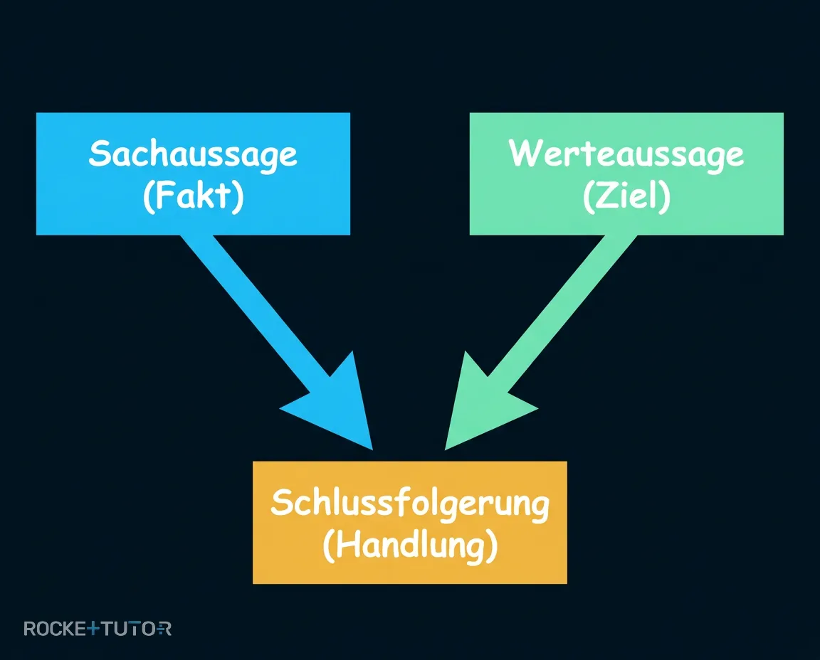 Regenschirm als logische Schlussfolgerung