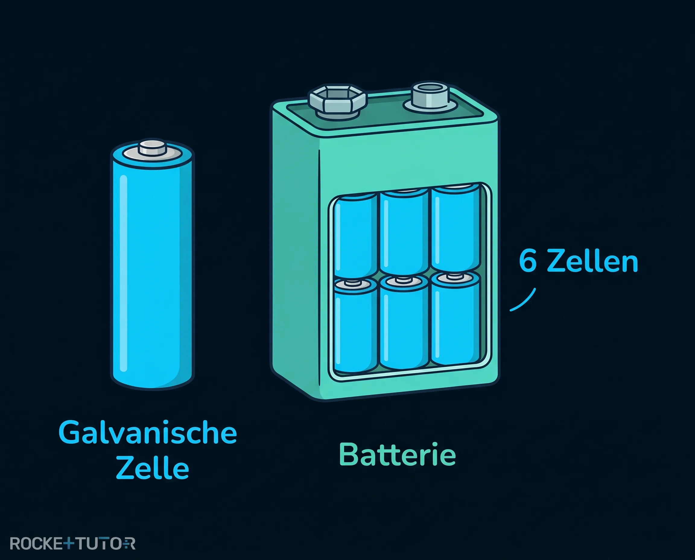 Reihenschaltung von galvanischen Zellen