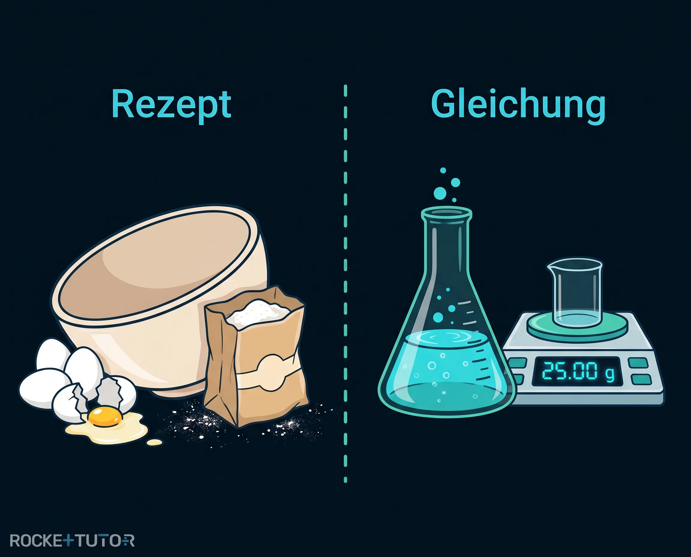 Zutaten für einen Kuchen