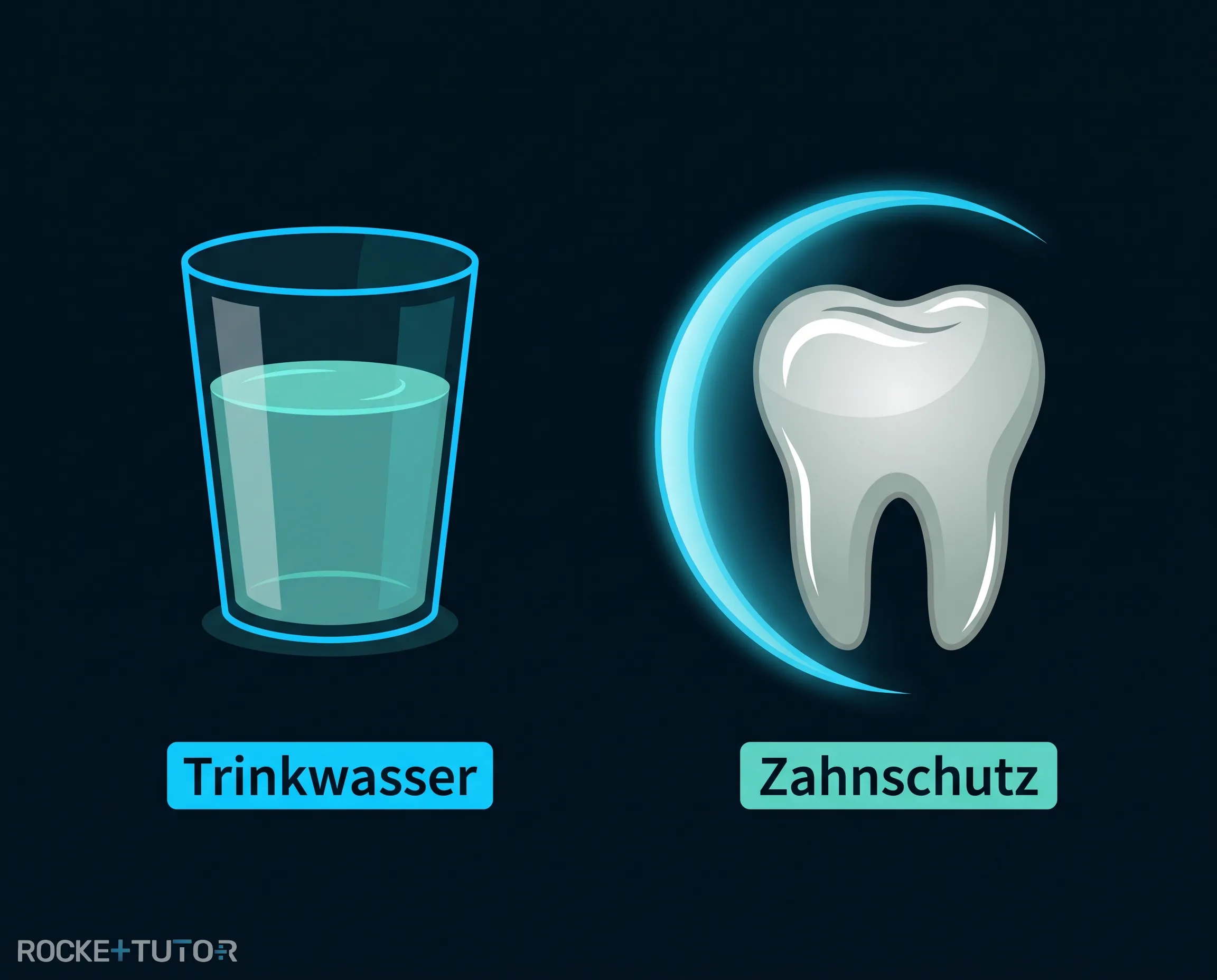 Glas mit Leitungswasser