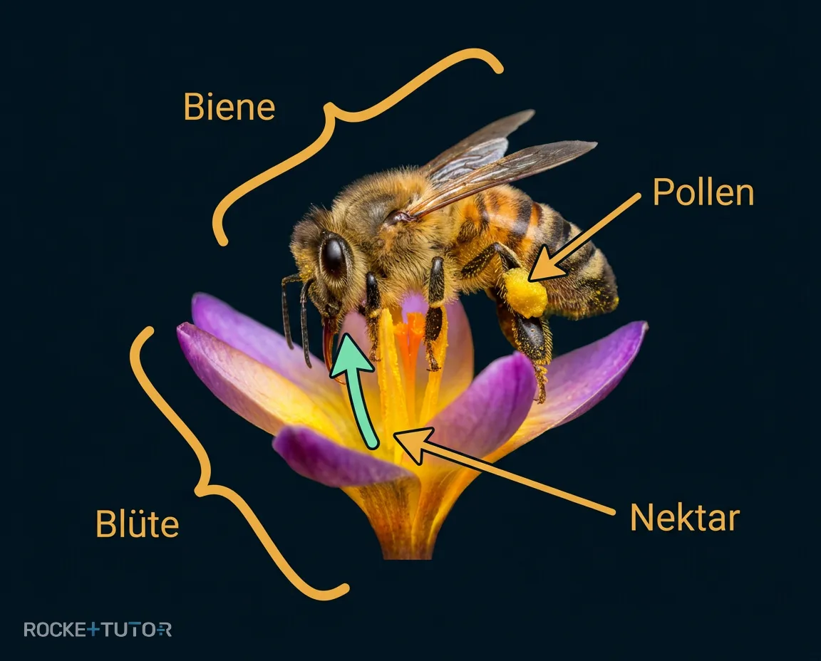 Zwei Fische in Symbiose