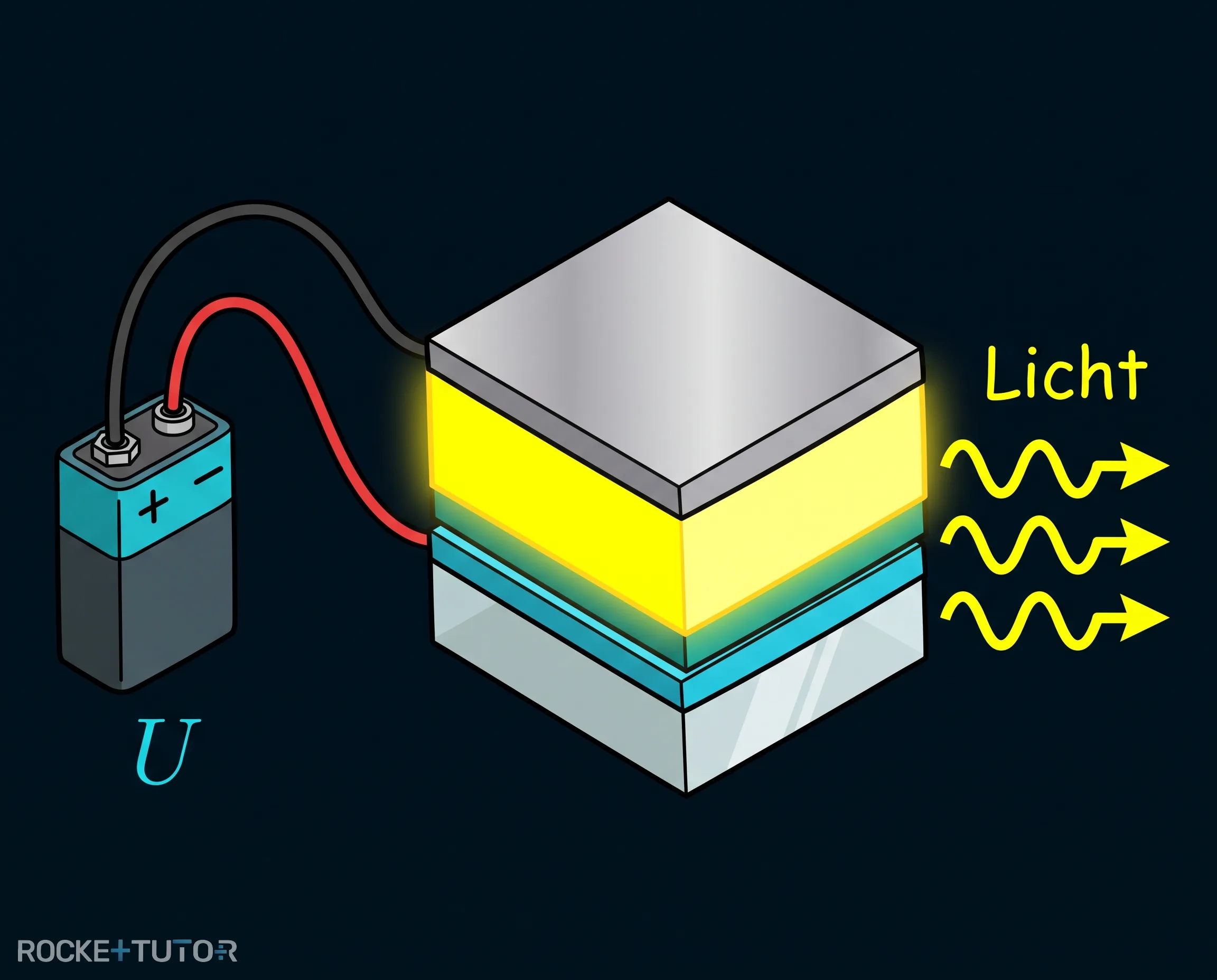 Lichtentstehung in OLEDs