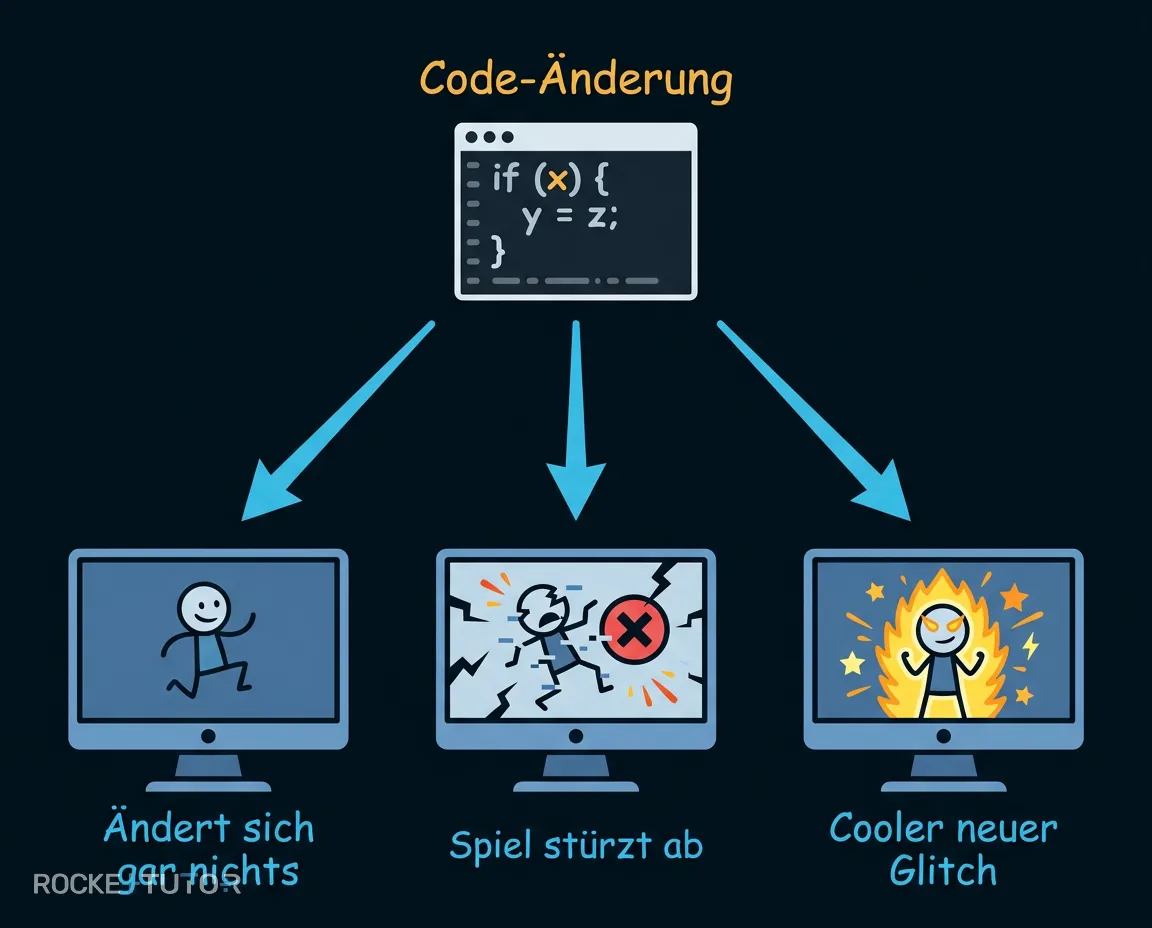 DNA Mutation Videospiel Code Analogie
