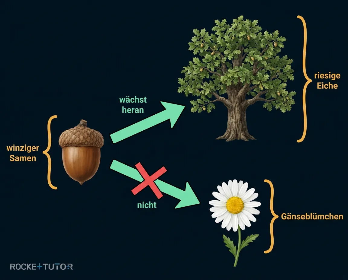 Baum und Gänseblümchen