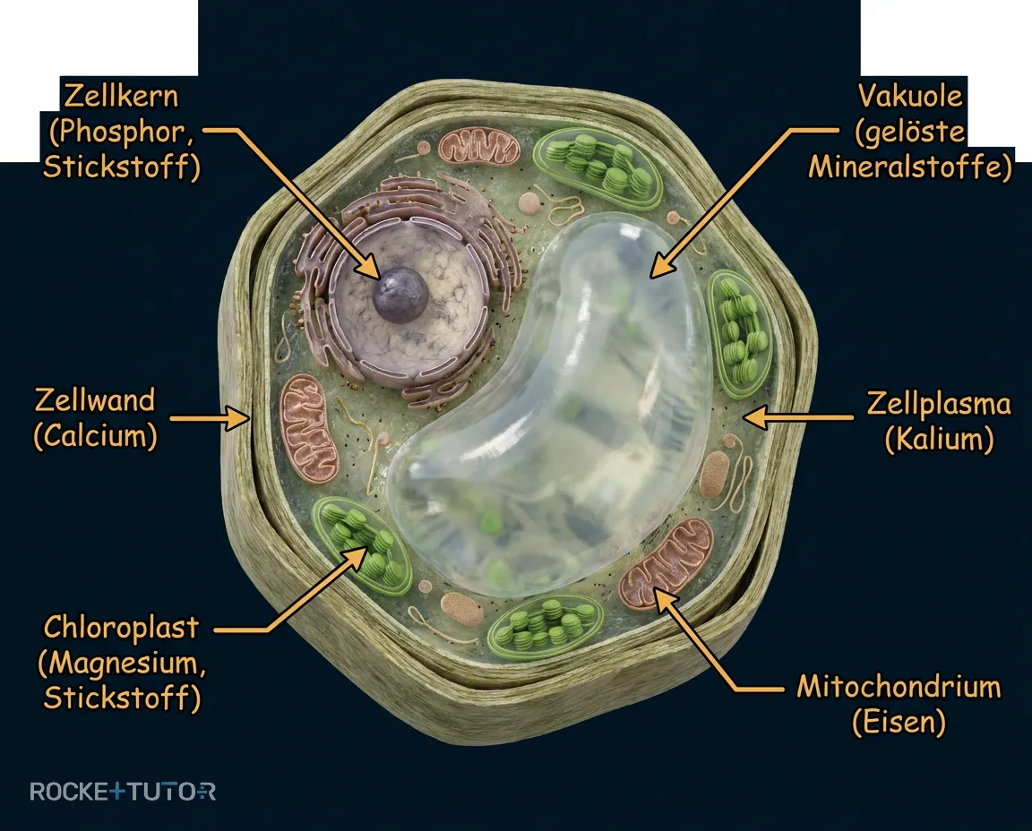 Zellorganellen und ihre Mineralstoffe