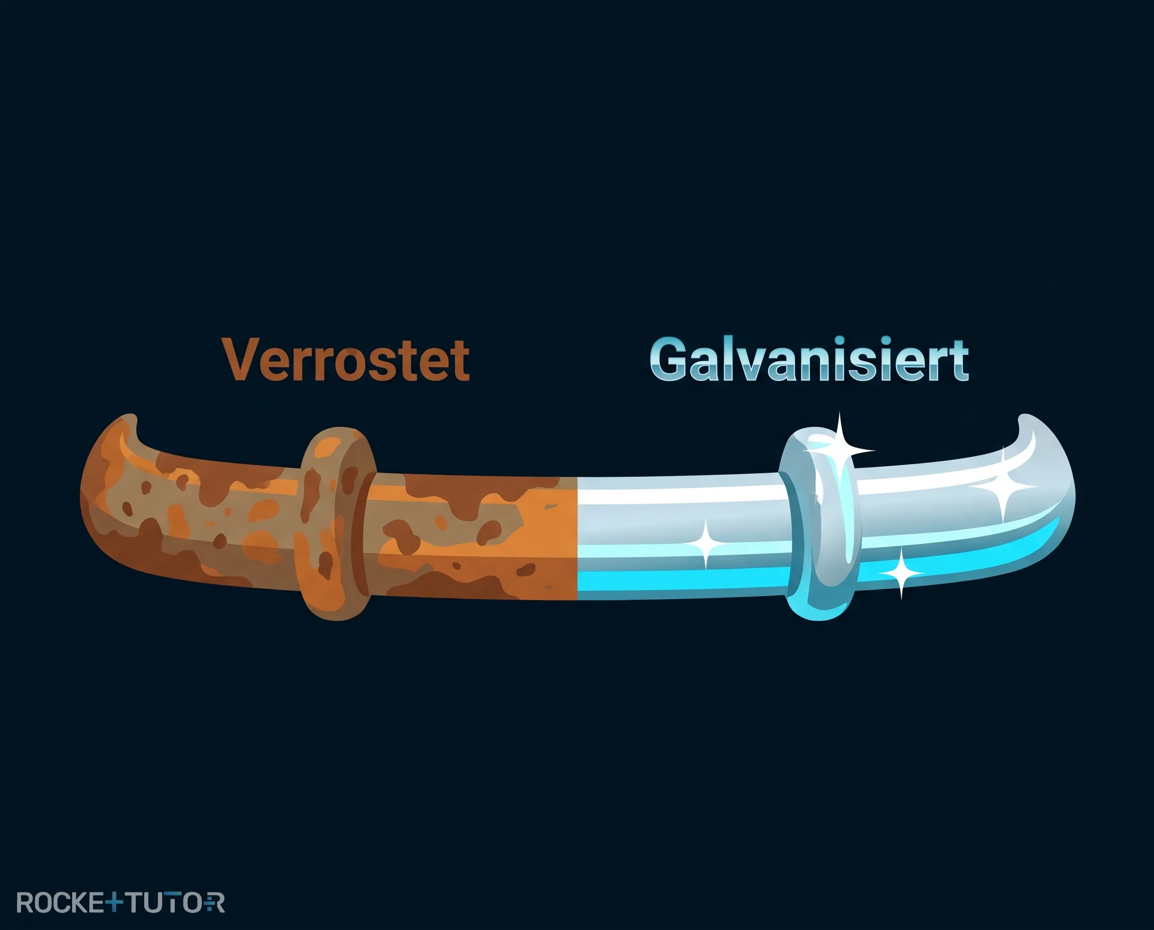 Gegenstände durch Galvanisieren veredelt