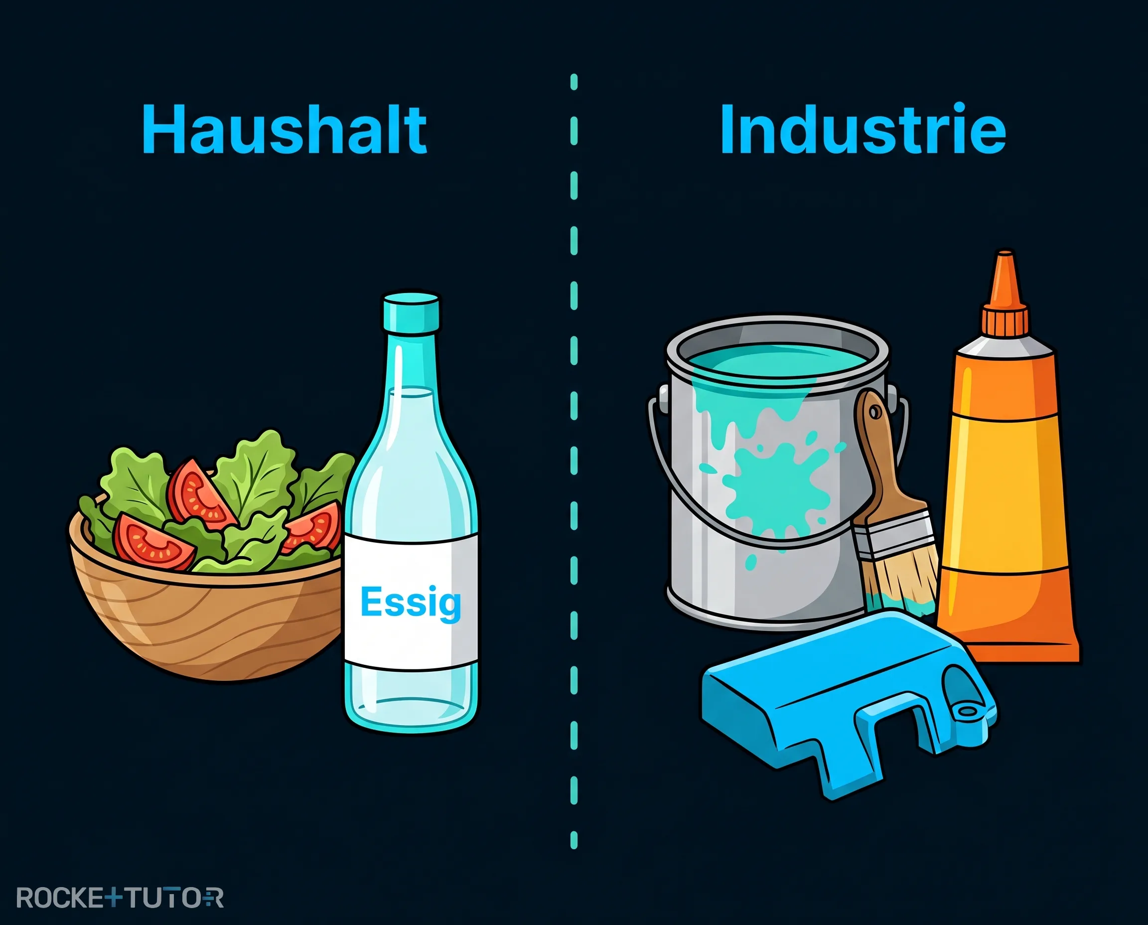 Essigsäure Struktur