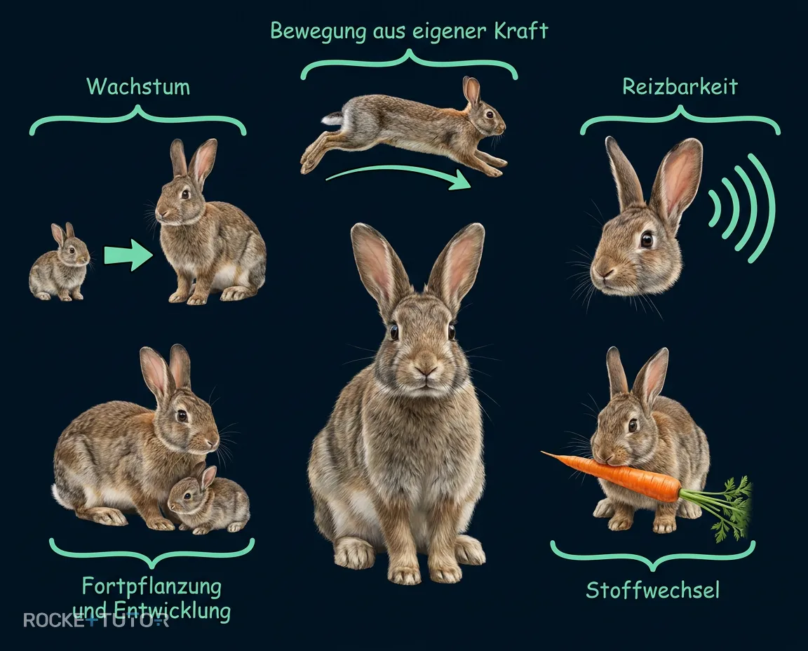 Fünf Kennzeichen des Lebens Übersicht