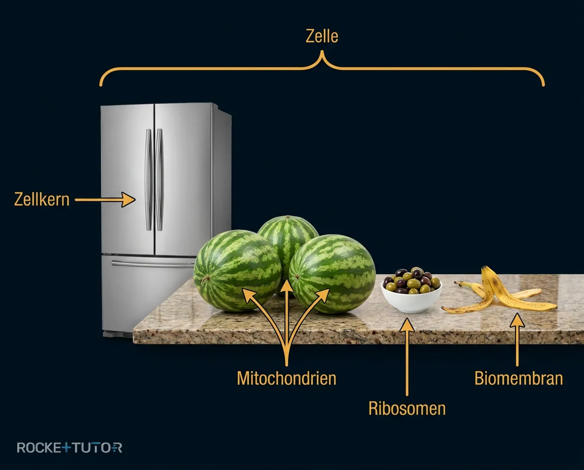 Küchen-Modell einer Zelle