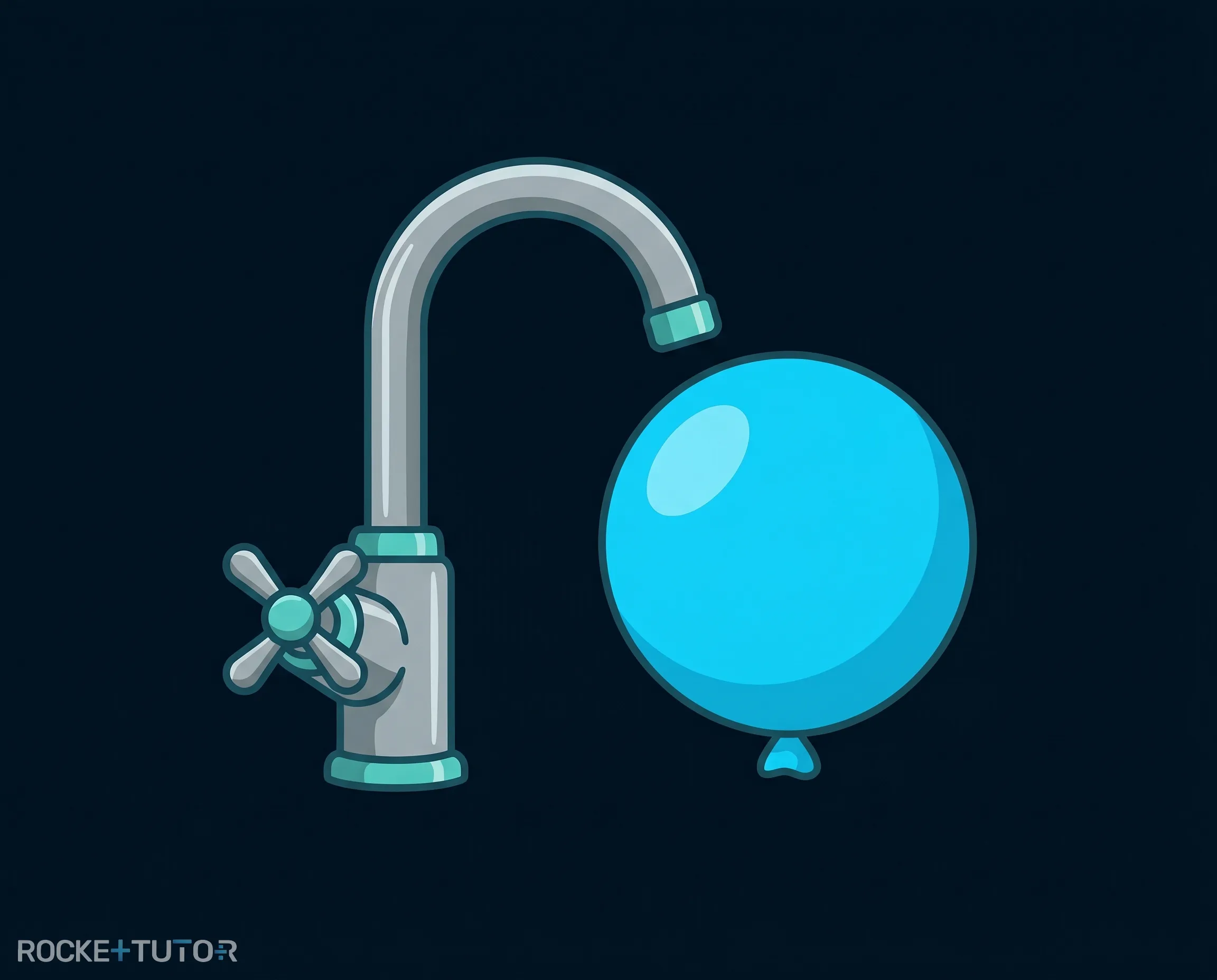 Wasserhahn mit feinem Wasserstrahl