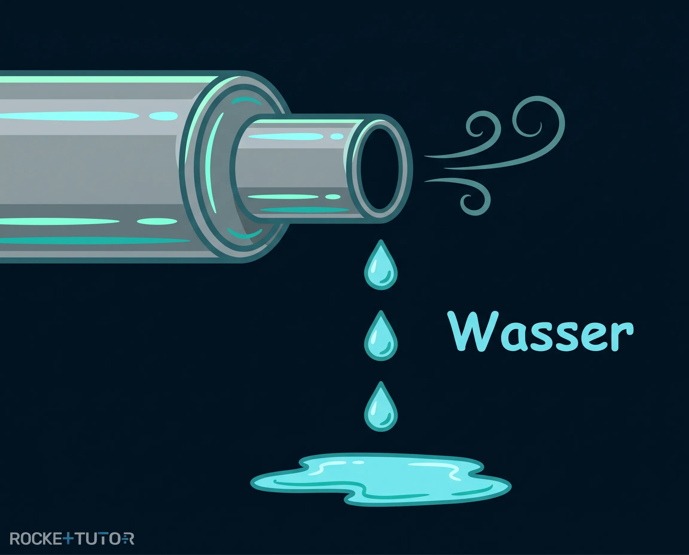 Auto Auspuff im Winter