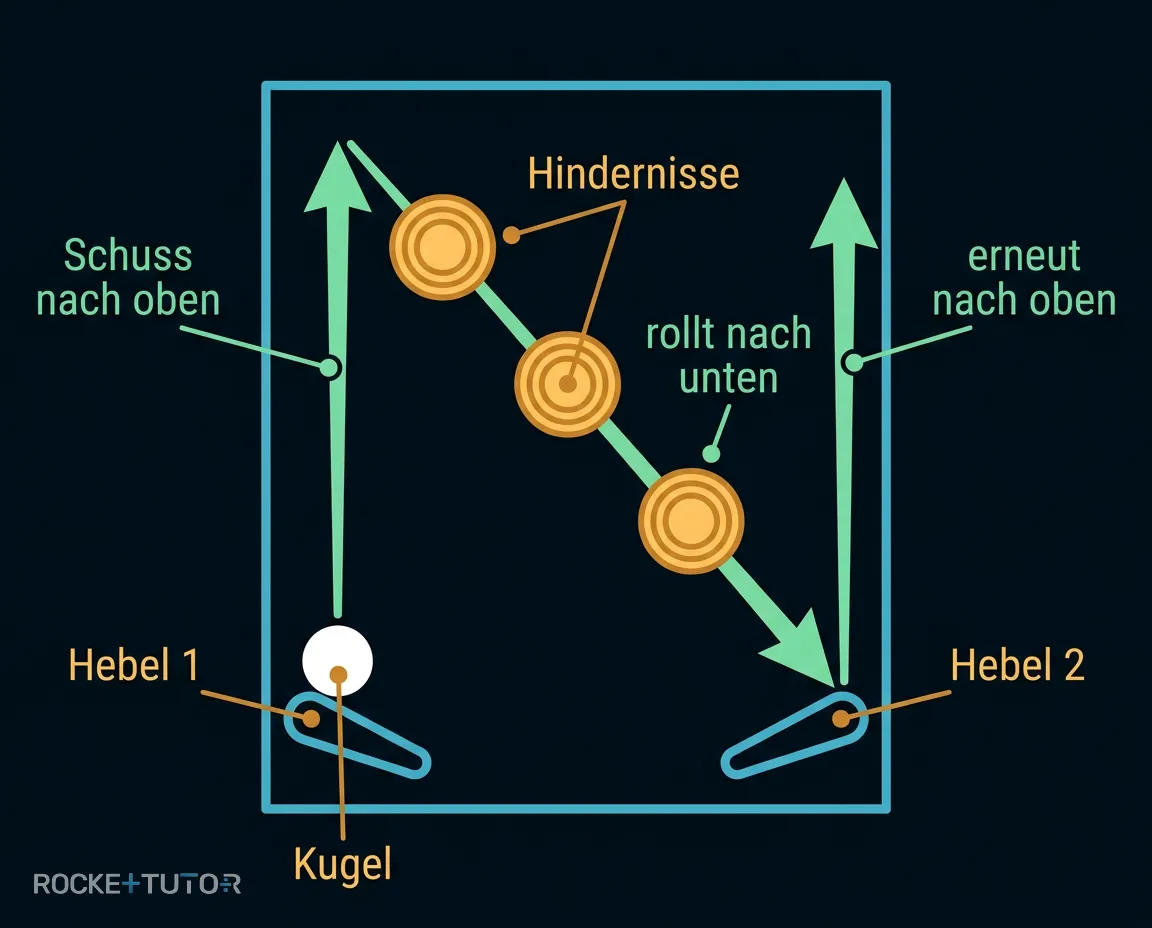Flipperautomat als Analogie