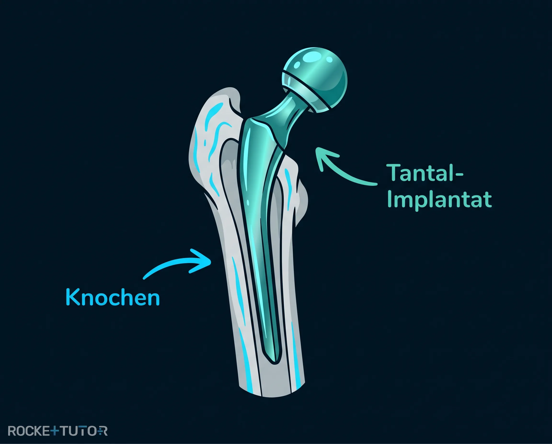 High-Tech Bauteile und Implantate