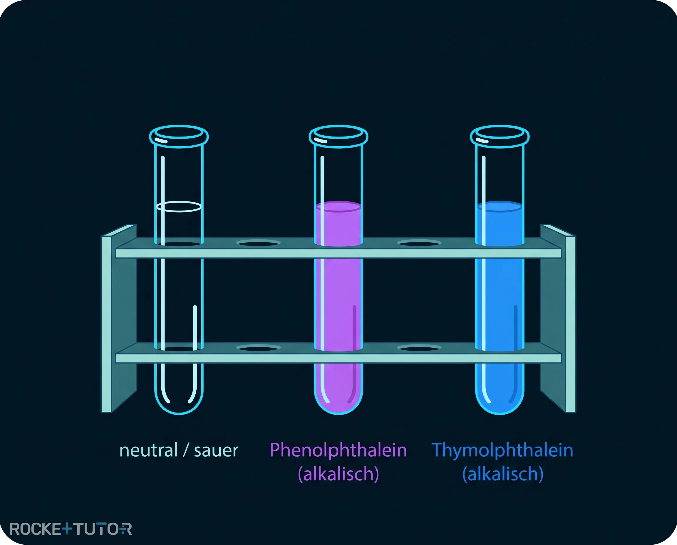 Indikatoren Phenolphthalein und Thymolphthalein