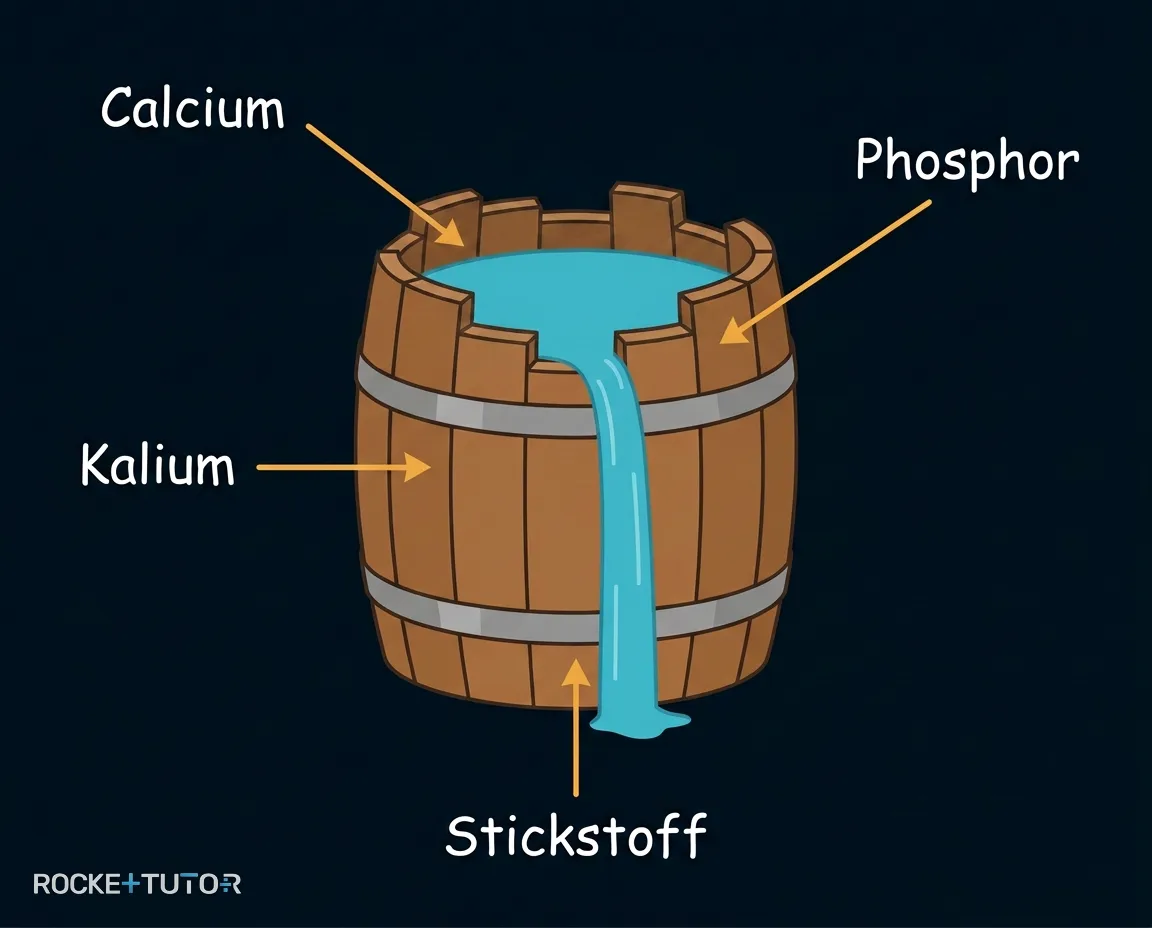 Holzfass Minimumgesetz