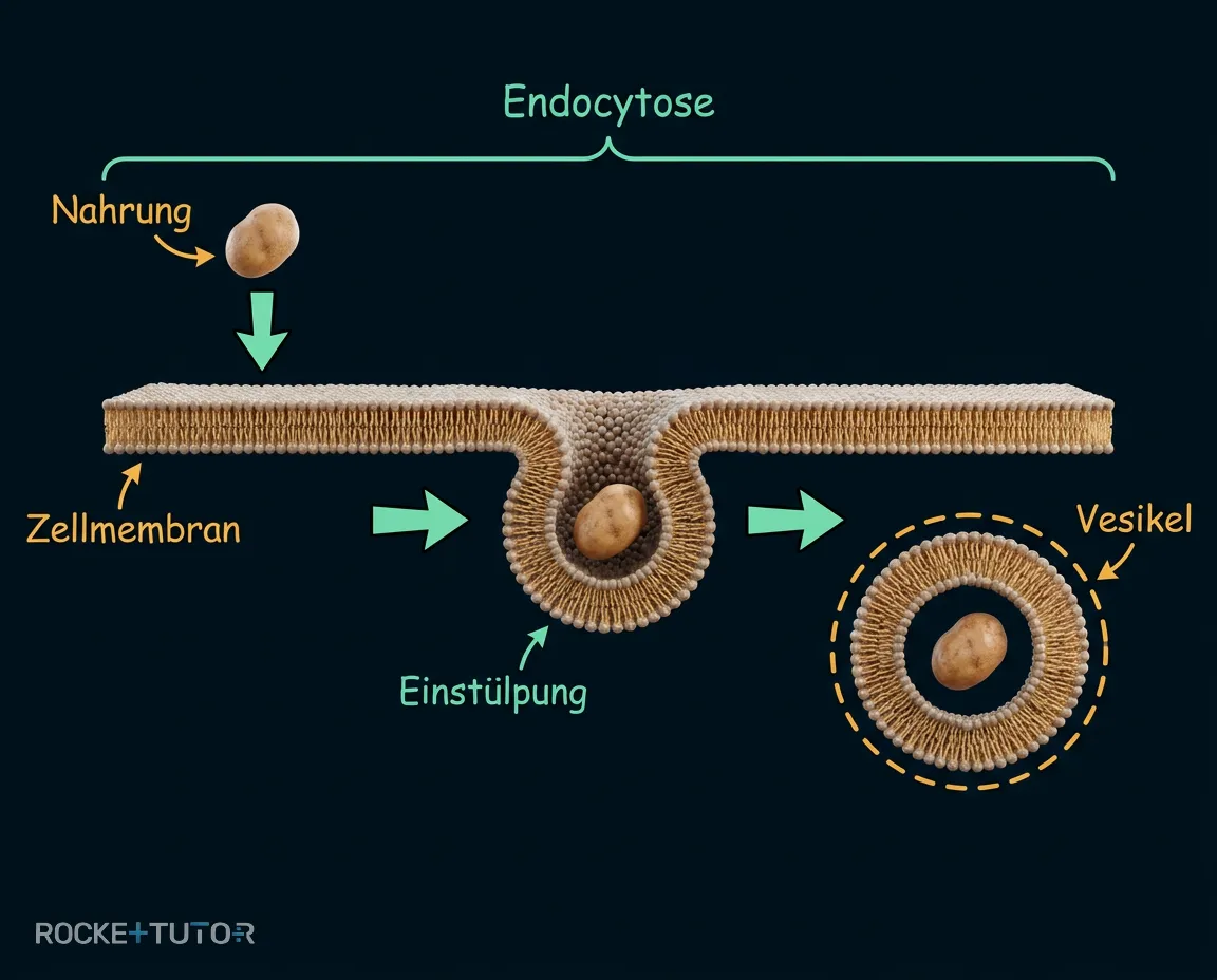 Endocytose und Bildung von Vesikeln