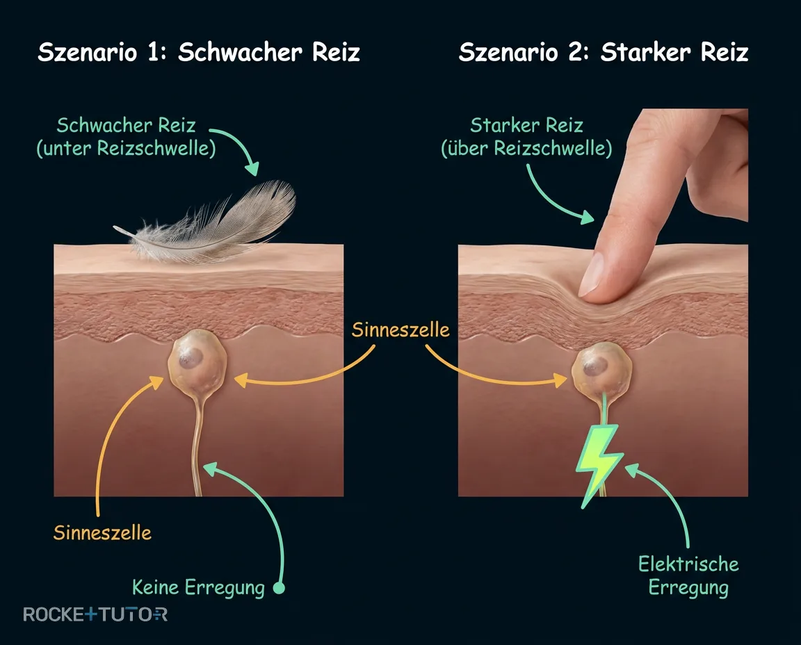 Diagramm zur Reizschwelle