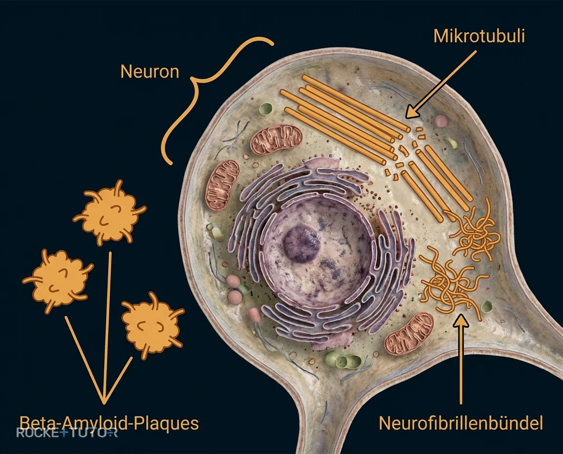 Alzheimer Plaques und Neurofibrillenbündel