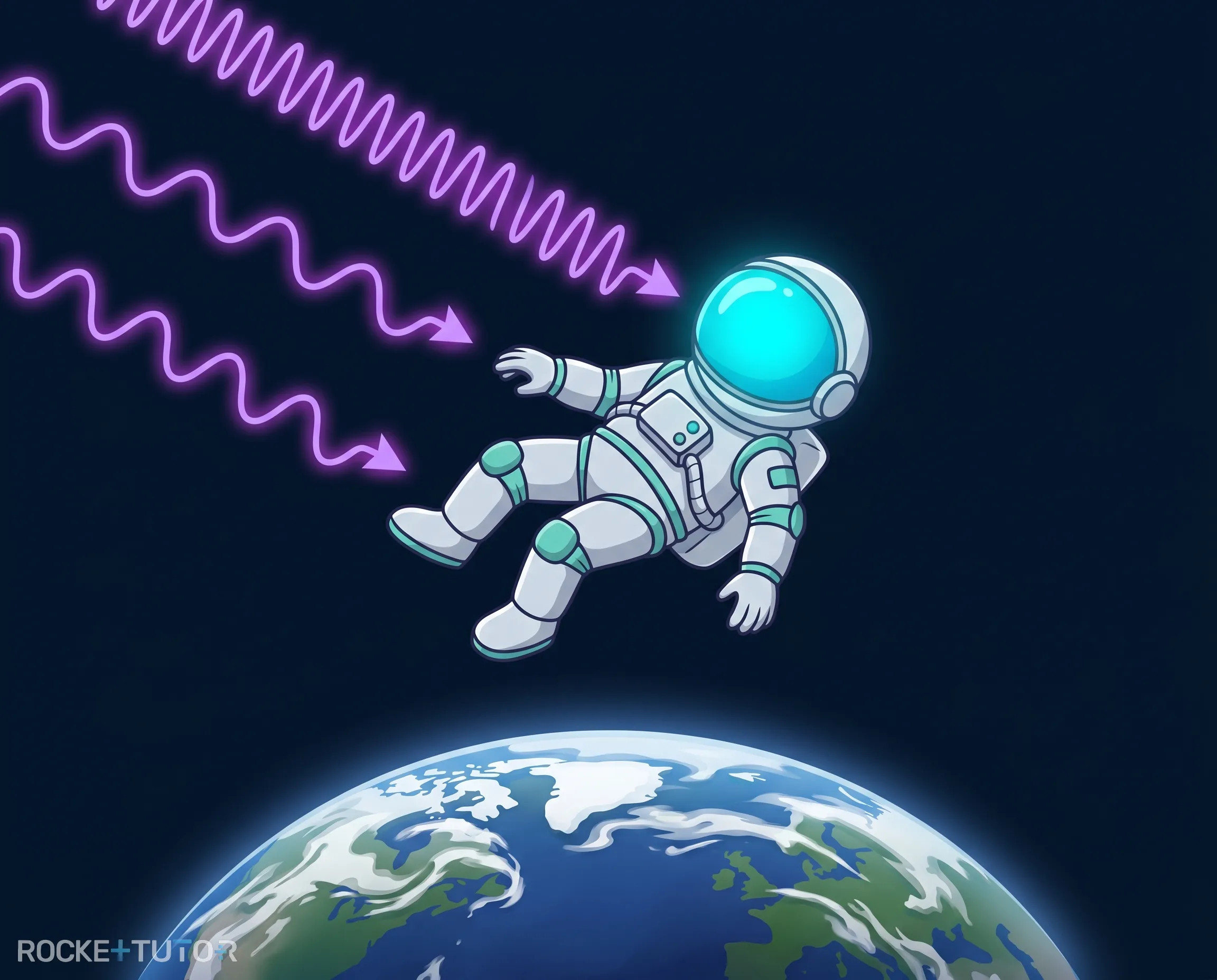 Astronaut im Weltraum
