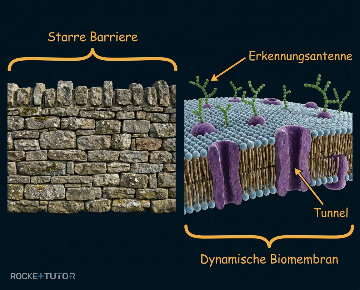 Zellmembran als Türsteher der Zelle