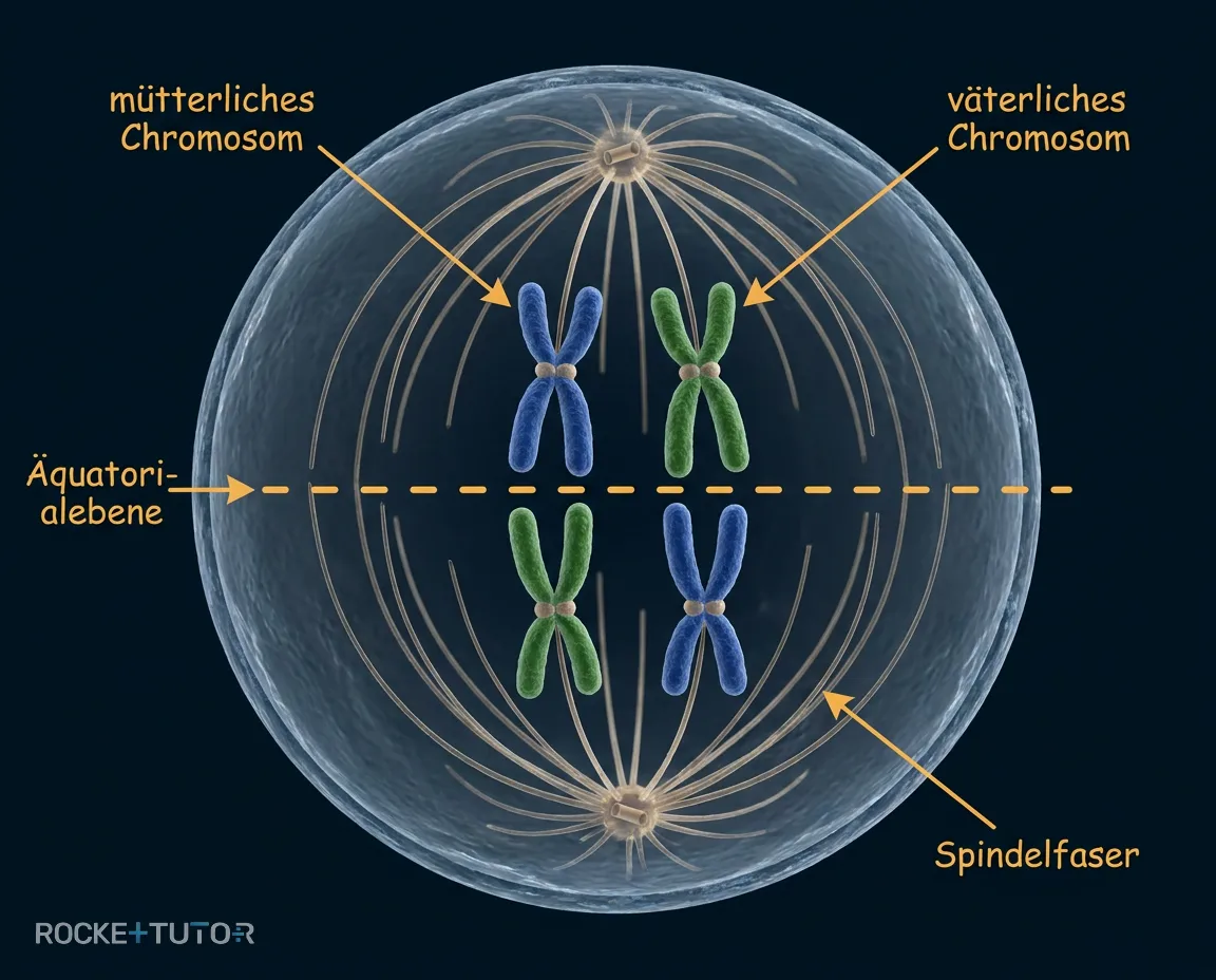 Zufällige Anordnung der Chromosomenpaare