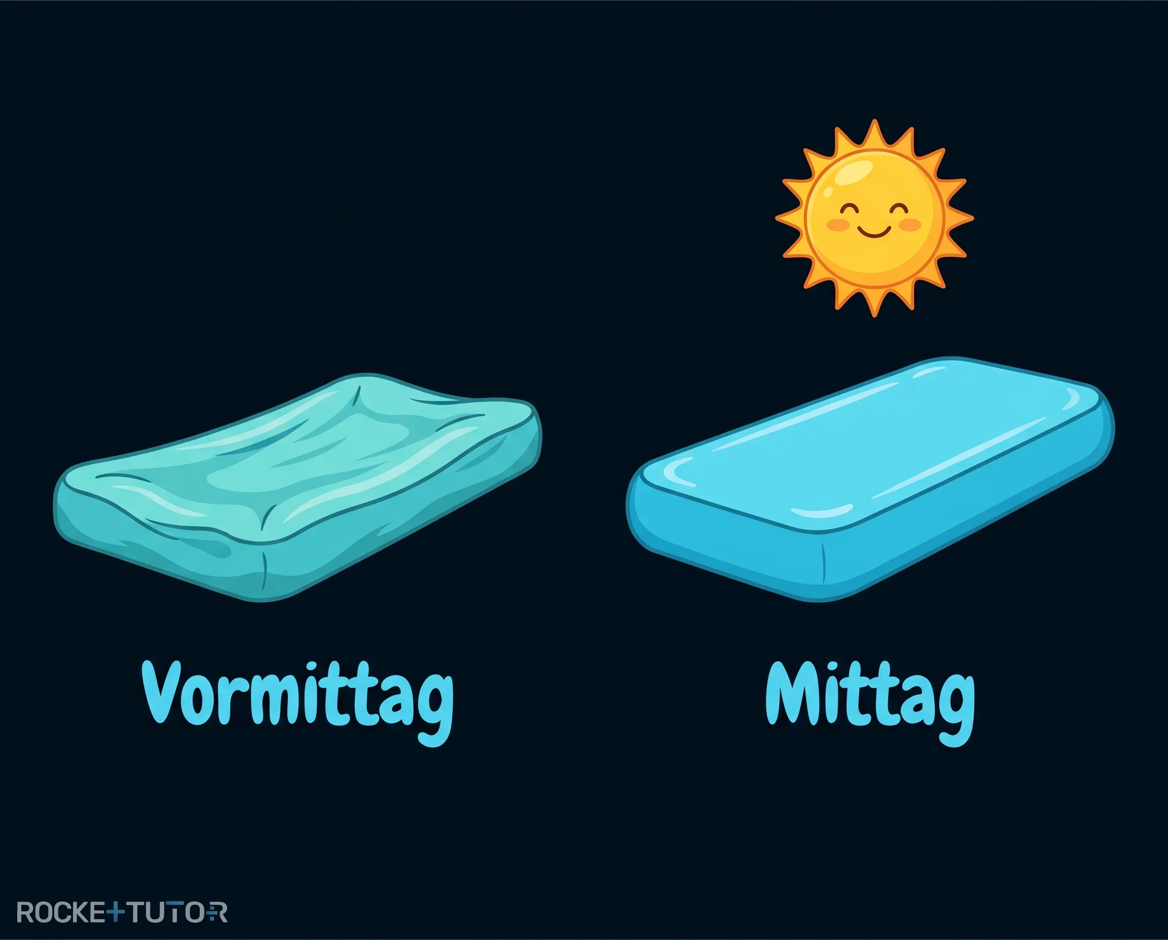 Luftmatratze in der Sonne