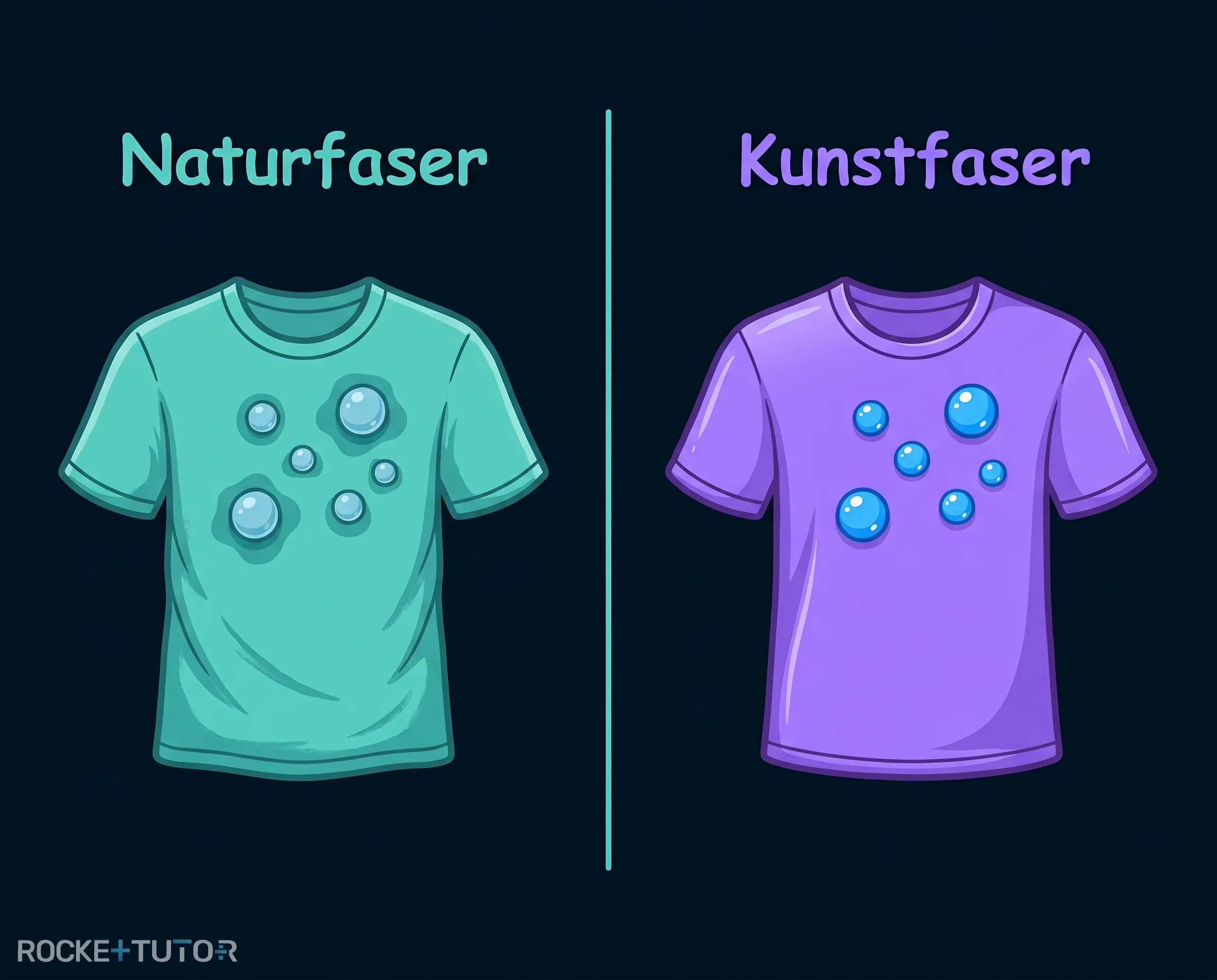 Vergleich von Naturfasern und Kunstfasern