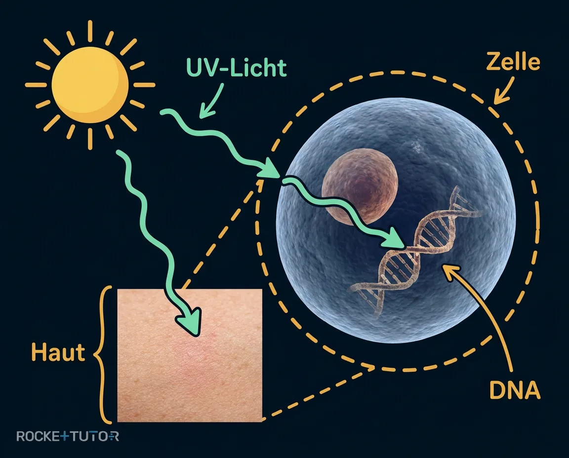 DNA-Schaden durch UV-Strahlung